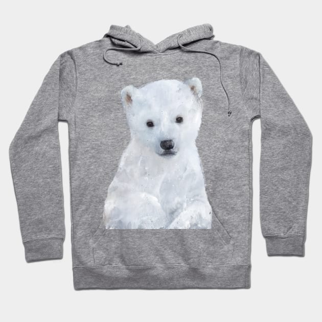 Little Polar Bear Hoodie by Amy Hamilton